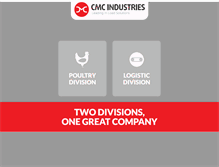 Tablet Screenshot of cmcindustries.com